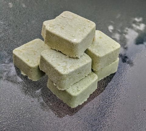 matcha bath and shower bombs