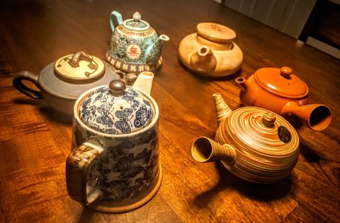Father's teapots