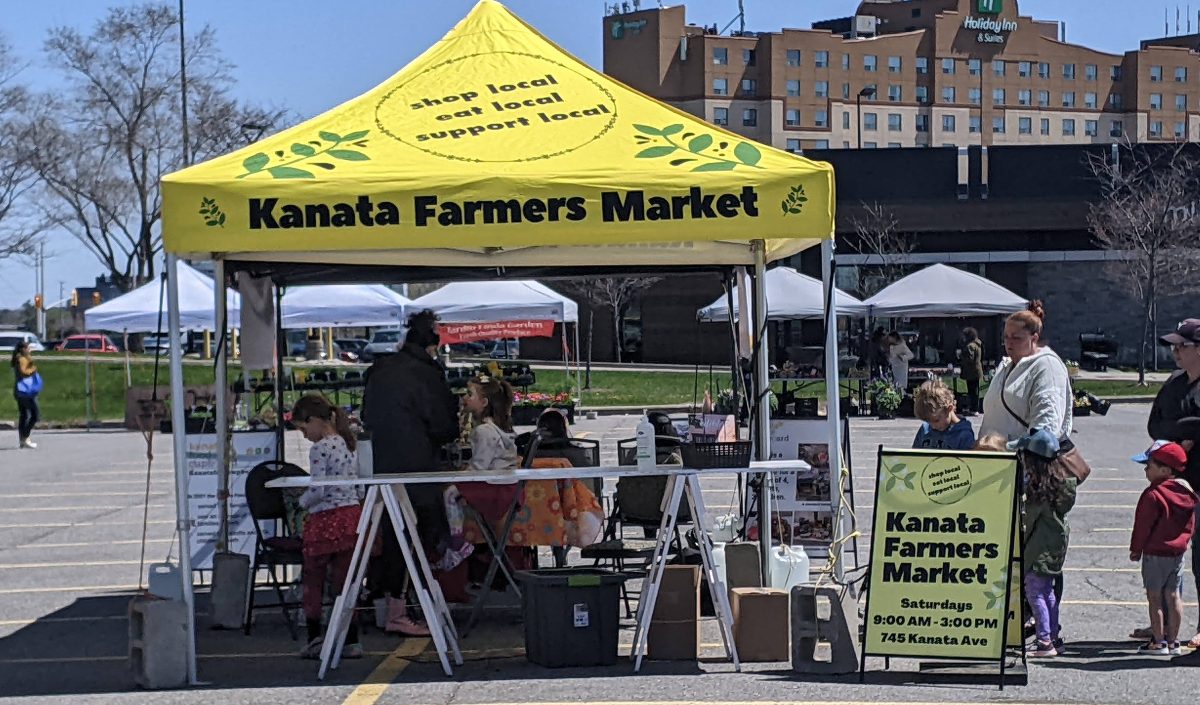 Kanata farmer's market was a nice start to the season, Ottawa, ON