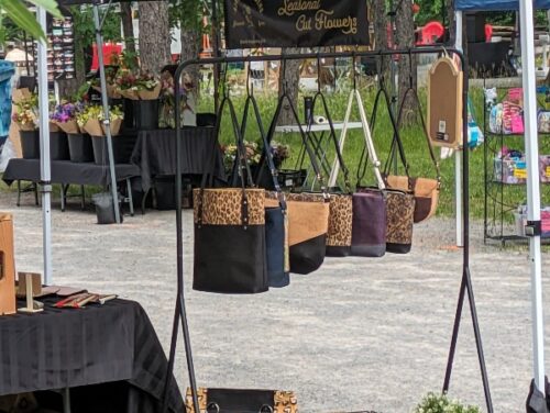 cork bag at the barrhaven farmers market