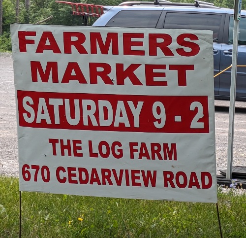 The log farm barrhaven farmers market hours